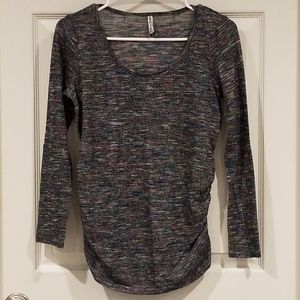 Maternity sweater, lightweight, multi-color, M